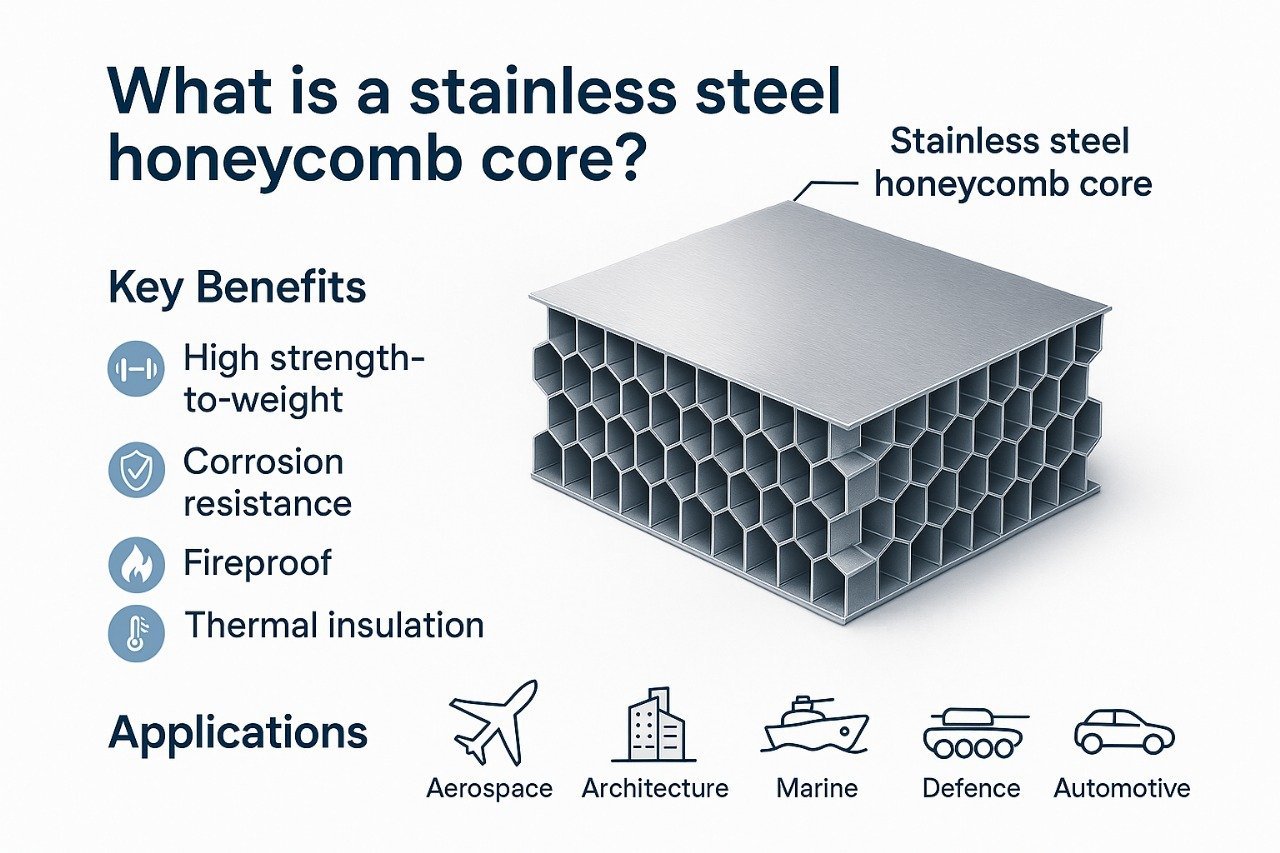 Stainless Steel Honeycomb Core SUS316L — 6.4 mm Cell
